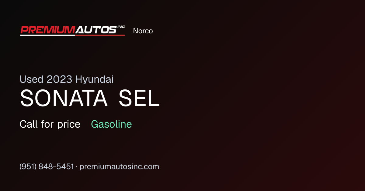 2023 Hyundai SONATA SEL