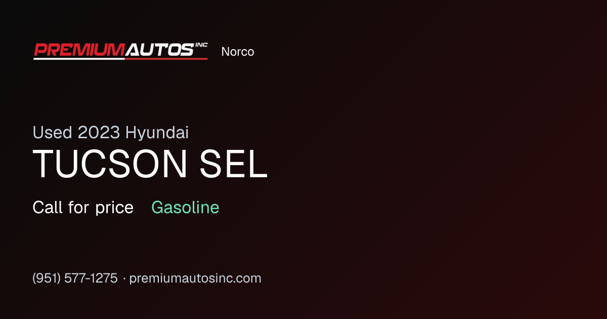 2023 Hyundai TUCSON SEL
