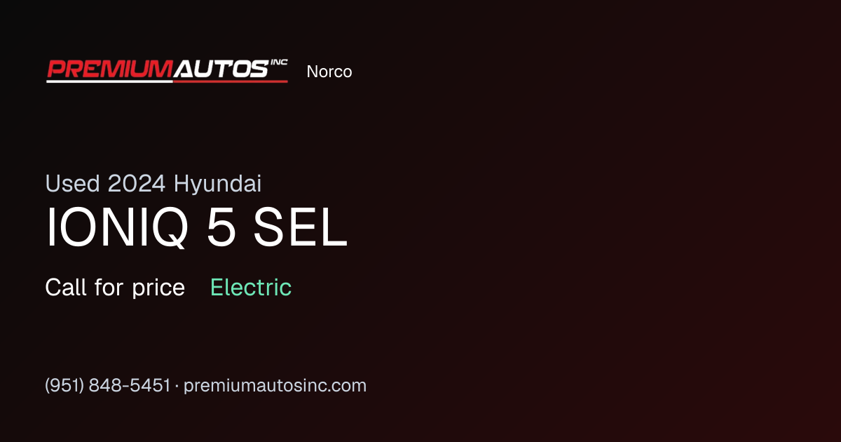2024 Hyundai IONIQ 5 SEL