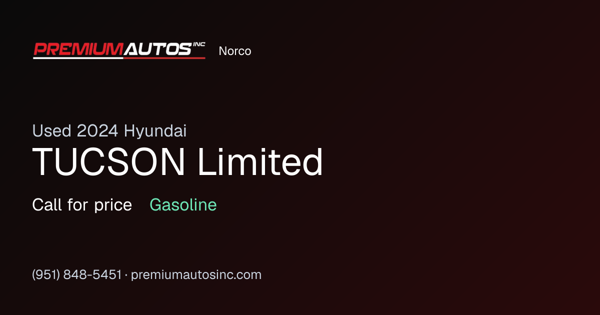 2024 Hyundai TUCSON Limited