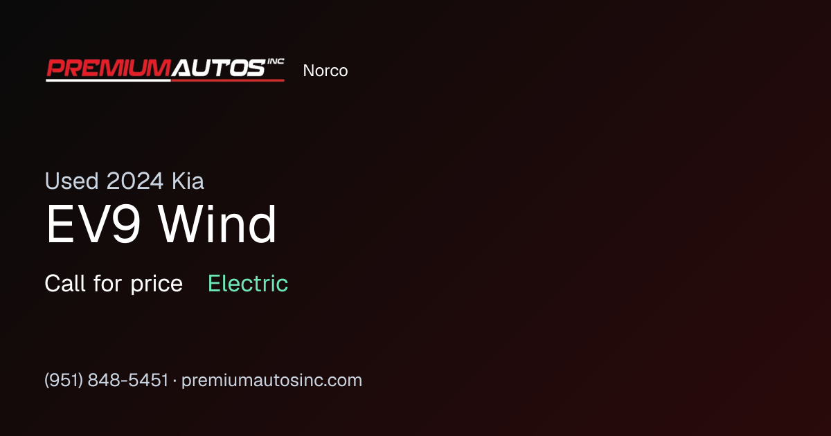 2024 Kia EV9 Wind