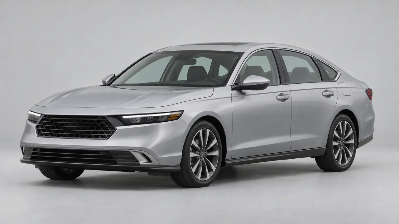 Illustration of a 2023 Honda Accord Hybrid, not this car. Real photos coming soon.