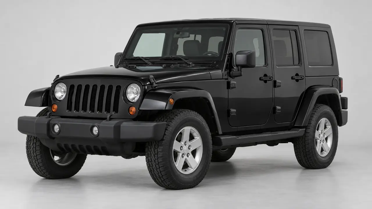 Illustration of a 2013 Jeep Wrangler Unlimited, not this car. Real photos coming soon.