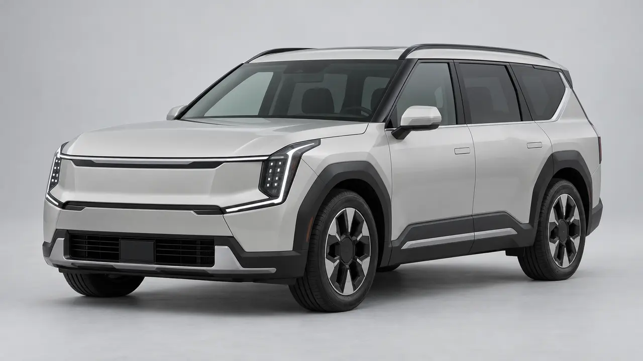 Illustration of a 2024 Kia EV9, not this car. Real photos coming soon.