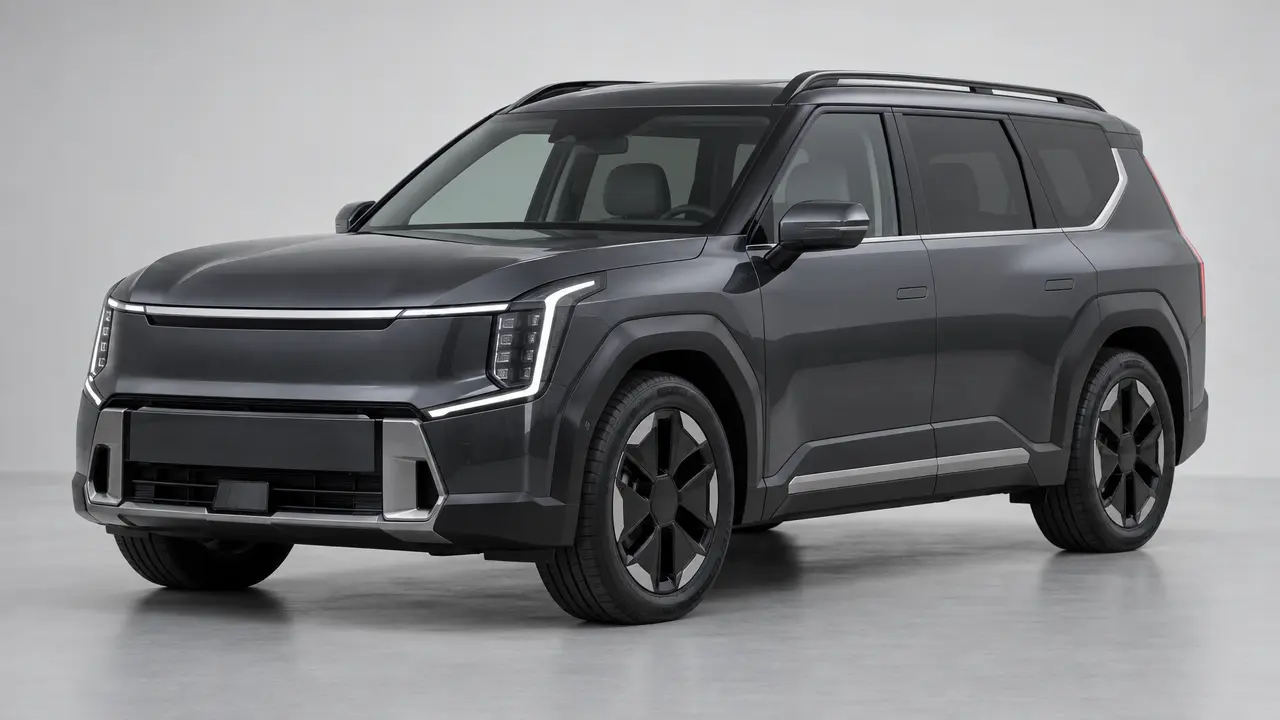 Illustration of a 2024 Kia EV9, not this car. Real photos coming soon.
