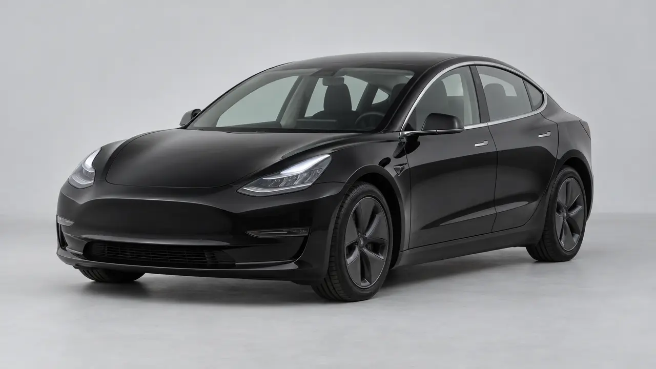 Illustration of a 2020 Tesla Model 3, not this car. Real photos coming soon.