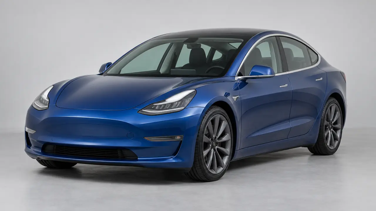Illustration of a 2019 Tesla Model 3, not this car. Real photos coming soon.