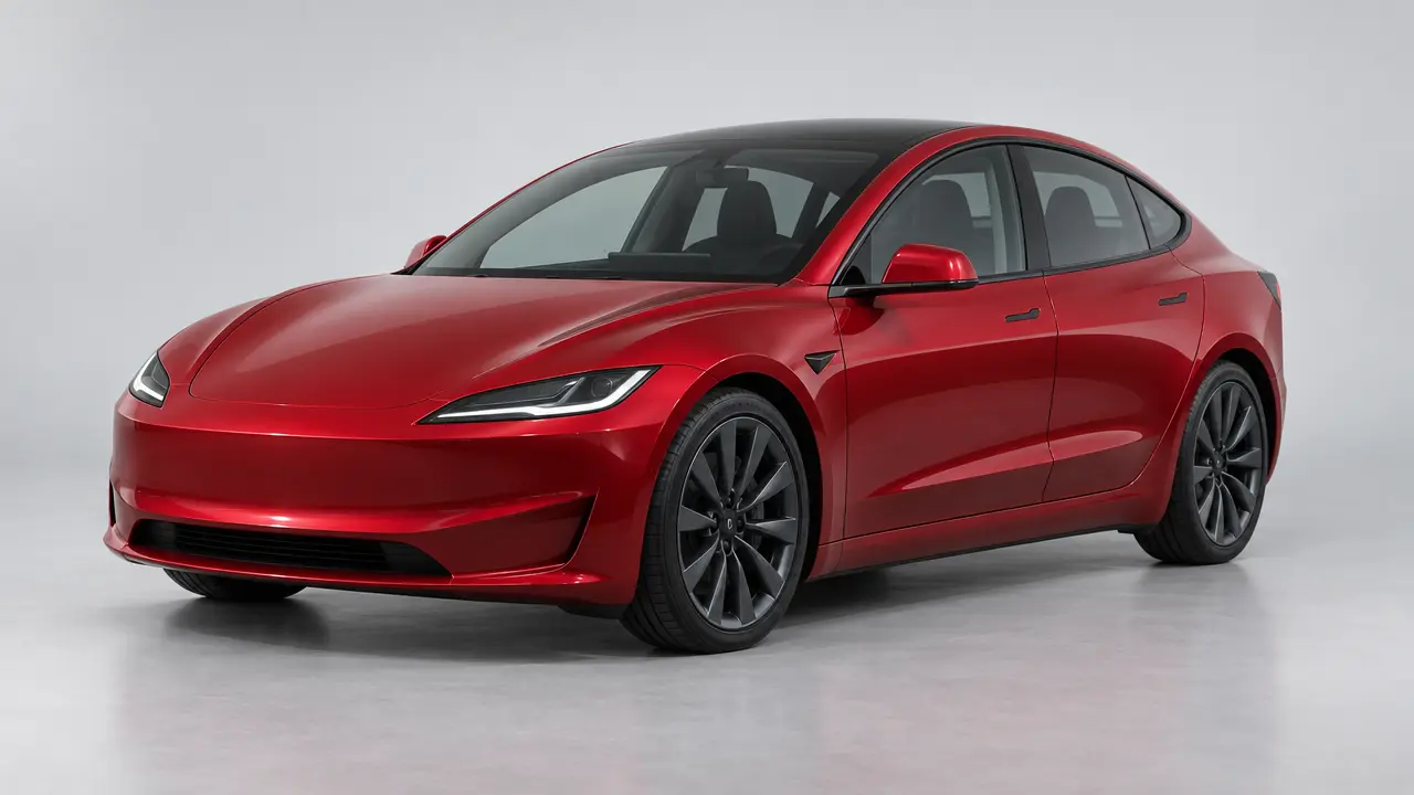 Illustration of a 2024 Tesla Model 3, not this car. Real photos coming soon.