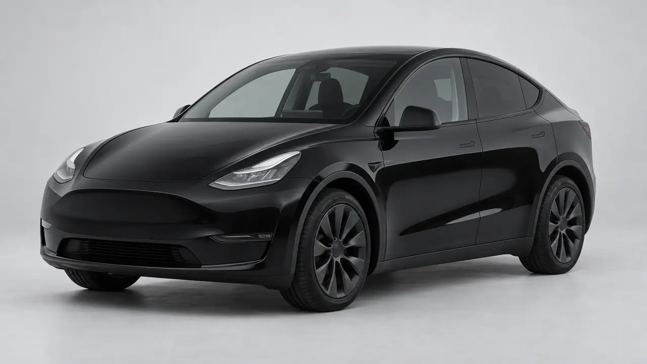 Illustration of a 2020 Tesla Model Y, not this car. Real photos coming soon.